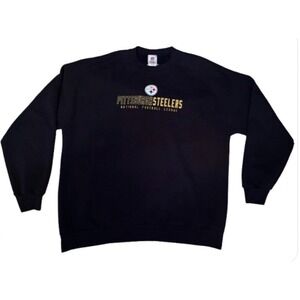 Pittsburg‎ Steelers NFL 2x Black Sweatshirt
